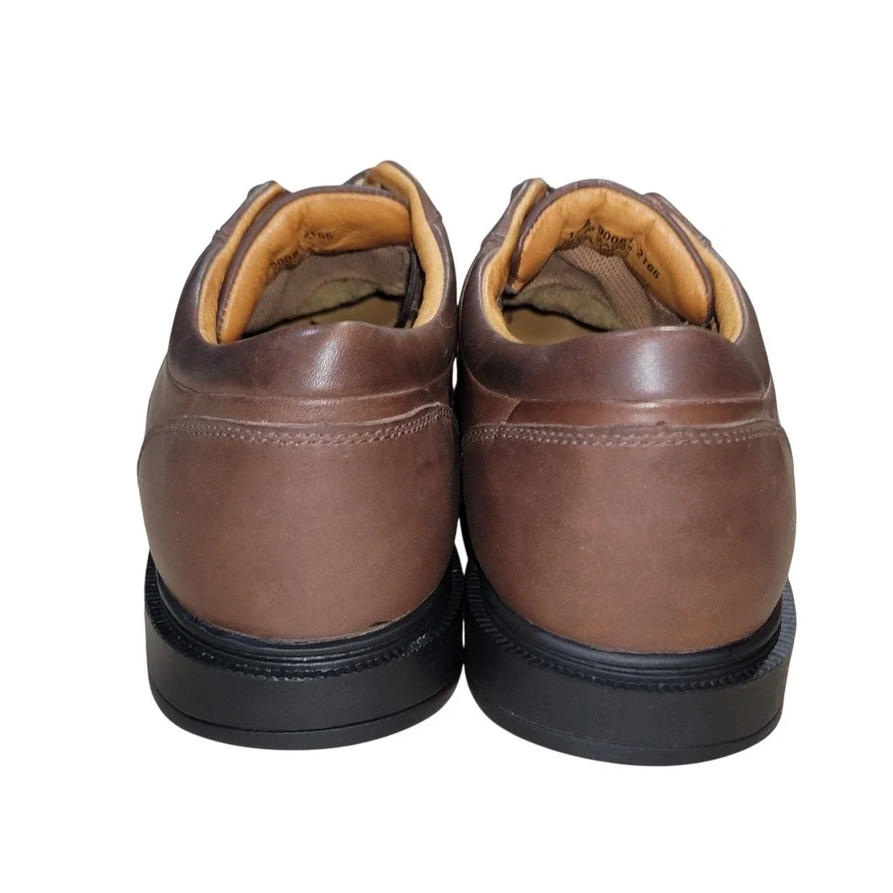 Timberland Mens Size 12M Brown Waterproof Leather Oxfords Low Top 90081